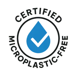 Official Certified Microplastic-Free seal